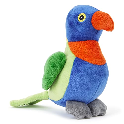 Zappi Co Kinder Kuschelweiches Plüschtier - Perfekte kuschelige Spielgefährten für Kinder Geburtstage und besondere Anlässe(12-15cm) (Regenbogen Lorikeet) von Zappi Co