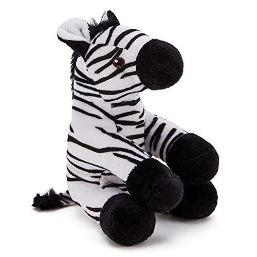 Zappi Co Kinder Kuschelweiches Plüschtier - Perfekte kuschelige Spielgefährten für Kinder Geburtstage und besondere Anlässe(12-15cm) (Zebra) von Zappi Co