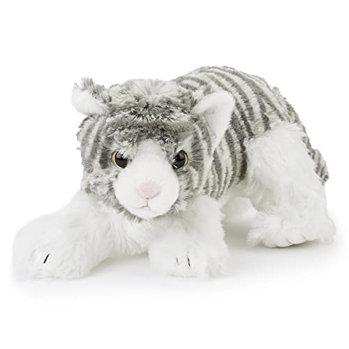 Zappi Co Plüschspielzeug für Kinder (10 Zoll/25 cm), Kätzchen, Grau, Safari Animals, Kollektion Plush Teddy New Born Child First Kid von Zappi Co