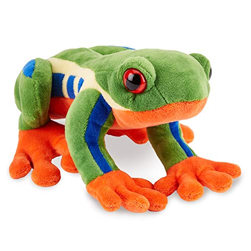 Zappi Co Plüsch Kinder Kuscheltier Weiches Kuschel Plüschtier - Teil der Safari-Tiere-Kollektion, Perfekt für Kinder(19cm)(Laubfrosch) von Zappi Co