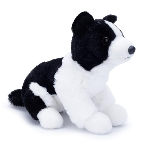 Zappi Co Scout der Border Collie Plüschhund (20cm) - Weicher Schäferhund - Recycelt, Liebenswerter und Energiegeladener Spielkamerad von Zappi Co