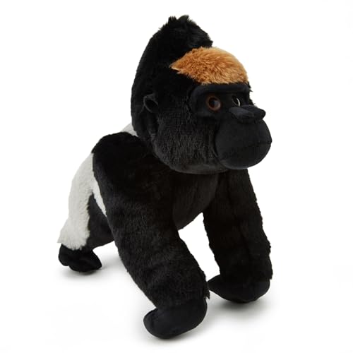 Zappi Co Silberrücken-Gorilla Plüschtier (32 cm Höhe) - Mächtiger und sanfter Dschungel-Plüsch, EIN Hit bei Jungen Tierfreunden von Zappi Co