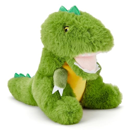 Zappi Co T-Rex Dinosaurier 18 cm Plüschtier Realistisches Weiches Kuscheltier aus der Urzeit, Authentisch & Lebensecht, Ideal für Spiel & Dinosaurier-Liebhaber, Auf TikTok vorgestellt (18cm Länge) von Zappi Co