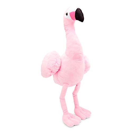 Zappi Co Weich gefülltes Kuscheltier für Kinder Flamingo Plüschtier (64 cm Höhe) Safari-Tiere Kollektion Plüschteddy Neugeborenes erstes Kind von Zappi Co