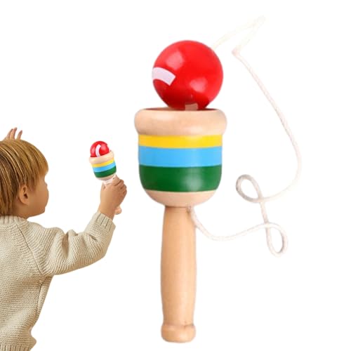 Zasdvn Holz Und Fang Ball - Sensorisches Lernspiel - Tragbares Werfspiel Für Kinder Mädchen Ostern Picknick Camping Geburtstag Schule Zasdvn Holz Und Fang Ball - Sensorisches Lernspiel - Tragbares Werfspiel Für Kinder Mädchen Ostern Picknick Camping Geburtstag Schule von Zasdvn