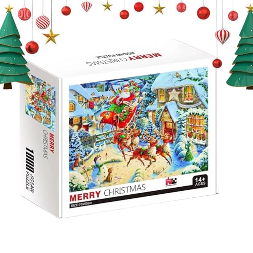 Zasdvn Jigsaw Puzzle - Cheer Jigsaw Puzzle Adventskalender | Jeden Tag im Dezember Cheer Puzzle Winterurlaub Puzzle für Kinder und Erwachsene von Zasdvn