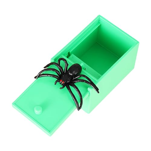 Zasdvn Spider-Prank-Box, Spider-Box-Streich | Lustige Streichbox, gruselige Spielzeuge, praktische Witze | Neuartiges Streichset für einfache Vergnügungen, Partys, Erwachsene, Halloween und von Zasdvn