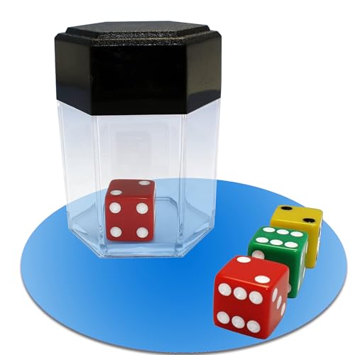 New DICE Bomb Plus, Zaubertrick Würfel verwandelt Sich in viele Mini-Würfel, in Salz oder ändert die Farbe, Zaubertricks für Anfänger, Zauberartikel und deutschsprachige Anleitung von ProTriXX