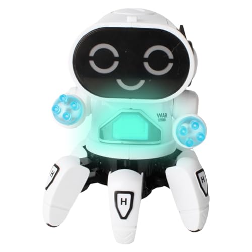 Zceplem Roboterspielzeug für Kinder,Tanzendes Laufroboterspielzeug | Oktopusförmiges elektrisches Spielzeug, das mit Musik tanzt - Intelligenter Sensor-Spielzeugroboter mit blinkenden Lichtern für von Zceplem
