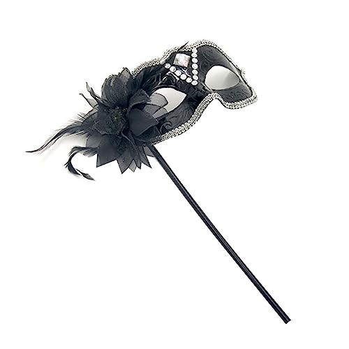 Zdprkqzvz Maskeraden Halloween Auge mit Griff für Damen Herren Kostüm Cosplay Augenbedarf von Zdprkqzvz