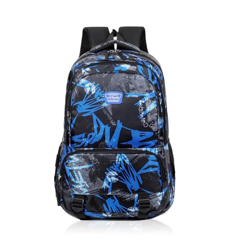 Schulrucksack jungen teenager,Rucksack Jungen,Wasserdichte Schultasche,schultasche kinder,Laptop Rucksack,Große Büchertasche,Schule Rucksack Herren,für Reiserucksack Businesstasche Herren (Blau) von ZeYou