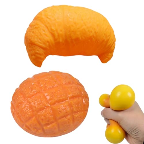 Zecnaud Squishy Quetschball Anti Stress Spielzeug Stressball für Kinder Erwachsene Stressabbau Party- & Scherzartikel Soft Kleine Geschenke für Kinder ideal Kindergeburtstag Gastgeschenke (A-2pcs) von Zecnaud