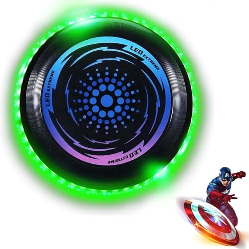 Leuchtende Frisbee Scheibe,Leuchtende Flugscheibe mit 49LED-Lichter,Ultimate Frisbee LED,Leuchtende Ultimate Frisbee,LED Frisbee Disc Spaßsport für Kinder Erwachsene Rasenstrand im Freien Leuchtende Frisbee Scheibe,Leuchtende Flugscheibe mit 49LED-Lichter,Ultimate Frisbee LED,Leuchtende Ultimate Frisbee,LED Frisbee Disc Spaßsport für Kinder Erwachsene Rasenstrand im Freien von ZeiLaBang Kakadi