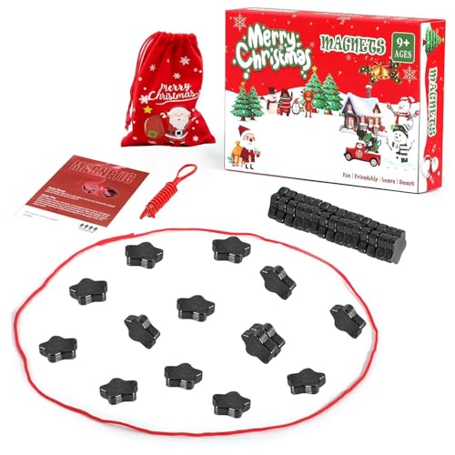 Magnetisches Schachspiel,Tragbares magnetspiel Lustiges,Reisen Schach Magnetisch,Kampfschach Mit Magnetisch,Festliches Strategie-Brettspiel,Tisch-Magnetspiel Partyzubehör für Familientreffen von ZeiLaBang Kakadi