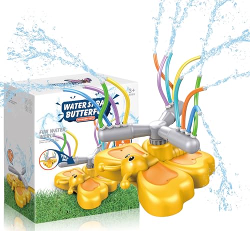 Wassersprinkler Kinder,Sprinkler Spielzeug für Kinder,Wassersprenkler Garten Kinder,Rasensprenger Kinder,Wassersprinkler Spielzeug für Kinder Garten Spielzeug Outdoor Spielzeug Garten von ZeiLaBang Kakadi