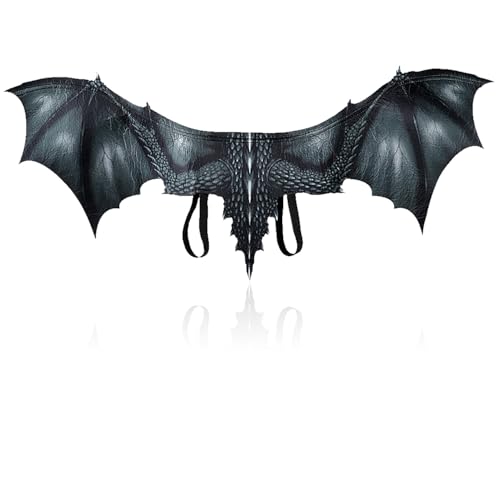 ZeiLaBang Kakadi Drachenflügel,Dragon Wings,Halloween Drachenflügel Drachen Cosplay Kostüm,Dämon Drachenflügel,Drachen Kostüm für Kinder Jungen Mädchen Halloween Party Karneval von ZeiLaBang Kakadi