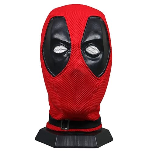 ZeiLaBang Kakadi Halloween Dead-pool-Maske,Held Maske für Kinder,Superhelden Maske,Kostümzubehör Deadpool-Maske,Deadpool Maske für Halloween Weihnachten Cosplay Film Rolle Party Requisiten von ZeiLaBang Kakadi