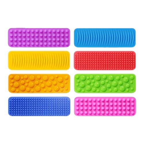 Zeiwohndc 8PCS Sensorische Pads Für Kinderstrukturpadsspielzeug Für Stressabbau Und Konzentrat Ideal Für Unterrichtszwecke Klassenzimmer von Zeiwohndc