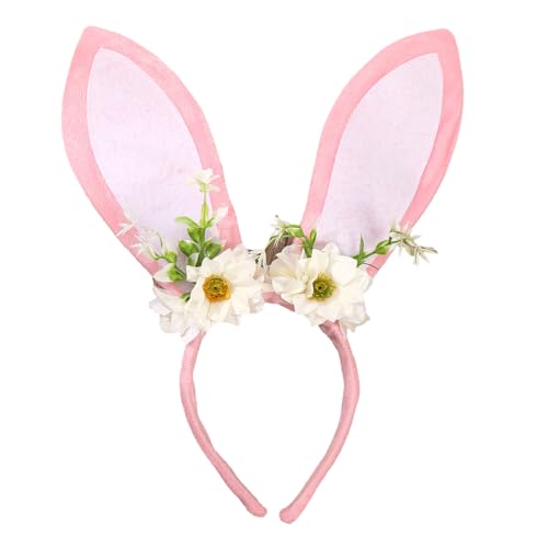 Zeiwohndc Frühlingsthema Bunnies Ohrhaarhoop Für Ostertag Anime Bunnies Mädchen Stirnband Carnivals Party Hairhoop All Kopfstück von Zeiwohndc