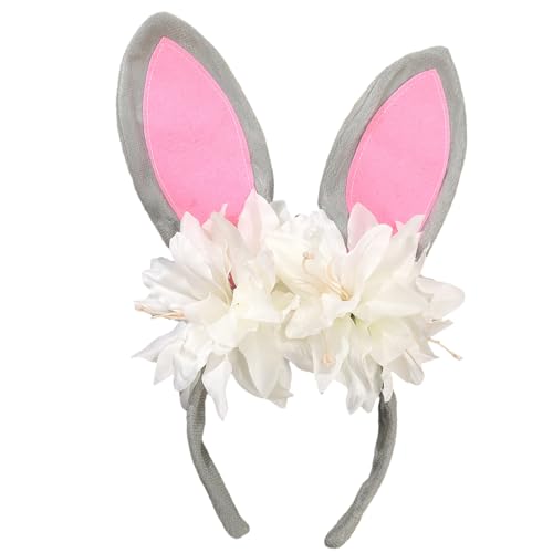 Zeiwohndc Frühlingsthema Bunnies Ohrhaarhoop Für Ostertag Anime Bunnies Mädchen Stirnband Carnivals Party Hairhoop All Kopfstück von Zeiwohndc