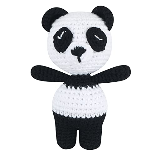 Zeiwohndc Gestrickte Stoffpuppe Aus Baumwolle Stofftier Babyparty Geschenk Dekoriertes Kissen Stofftierpuppe Gehäkeltes Babyspielzeug von Zeiwohndc