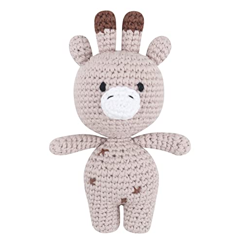 Zeiwohndc Gestrickte Stoffpuppe Aus Baumwolle Stofftier Babyparty Geschenk Dekoriertes Kissen Stofftierpuppe Gehäkeltes Babyspielzeug von Zeiwohndc