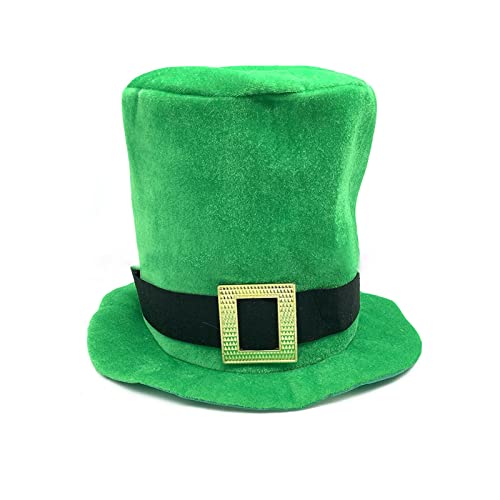 Zeiwohndc Grüner Irischer Kleeblatt Zylinderhut St. Patrick's Day Ofenpfeifenhut Kobold Zylinderhut All Für Jungen Mädchen Jugendliche von Zeiwohndc