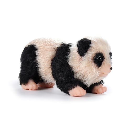 Zeiwohndc Panda Spielzeug Panda Realistische Schöne Baby Panda Kleine Puppen Kinder Lebensechte Reborns Puppen Kinder von Zeiwohndc