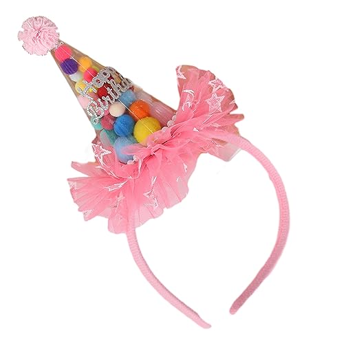 Zeiwohndc Party Requisiten Geburtstag Stirnband Teenager Mädchen Schöne Kopfschmuck Haar Zubehör Geburtstag Party Hairhoop Prinzessin Haarband von Zeiwohndc