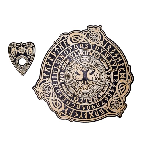 Zeiwohndc Pendelbrett Mit Planchette Wahrsagung Spirit Holz Talking Boards Spiel Für Teenager Erwachsene Geburtstagsfeier Schädel Spirit Mit Planchette Zeiwohndc Pendelbrett Mit Planchette Wahrsagung Spirit Holz Talking Boards Spiel Für Teenager Erwachsene Geburtstagsfeier Schädel Spirit Mit Planchette von Zeiwohndc