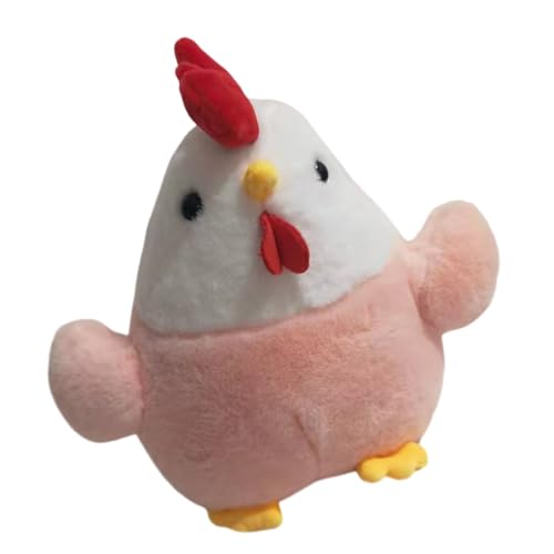 Zeiwohndc Realistisches Weiches Huhn Plüschtier Schöne Kuschelpuppen Cartoon Kuscheltiere Für Schlafzimmer Büro Couch Dekoration von Zeiwohndc