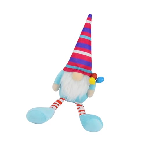 Zeiwohndc Regenbogen Gestreifte Gnomes Puppen Figur Langbein Schwedische Tomtes Zwergelfen Plüsch Figur Spielzeug Für Geburtstagsfeierdekoration von Zeiwohndc