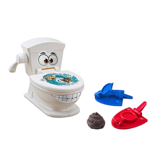 Zeiwohndc Toilettentrickspielzeug Halloween Witz Poop Hocker Spielzeug Für Kinder Streich Dark Craft Flush Halloween Poop Fun Streich Realistische Gags von Zeiwohndc