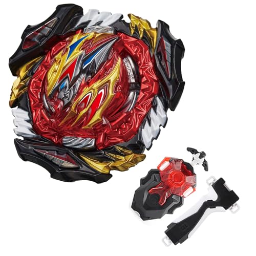 Zelzen Bey Burst Arena Blade mit Bidirektionaler Kreisel Launcher, Bey Metal Fusion Blade Turbo Set, Weihnachten Geburtstag Kampfkreisel Geschenke für Kinder Party Spielzeug N-197 von Zelzen