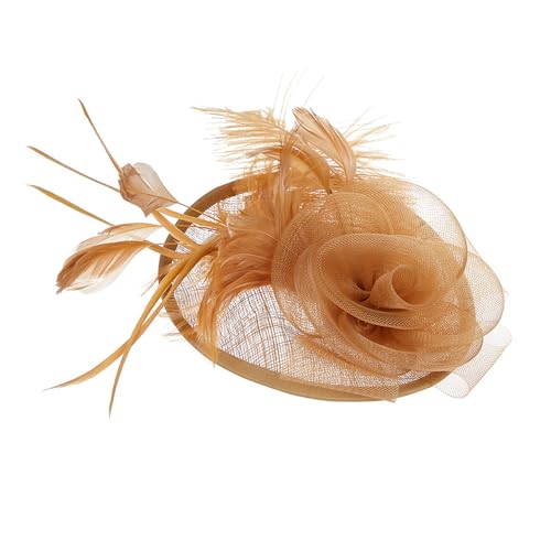 Schöner Fascinator-Hut, zartes britisches Leinen, Brauthut, Accessoire für Themenpartys und Feiern von Zemusinet