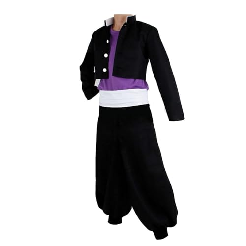 Zenaha Anime Todo Aoi Cosplay Kostüm Erwachsene Uniform Full Set Halloween Anzug,XXL-Black von Zenaha