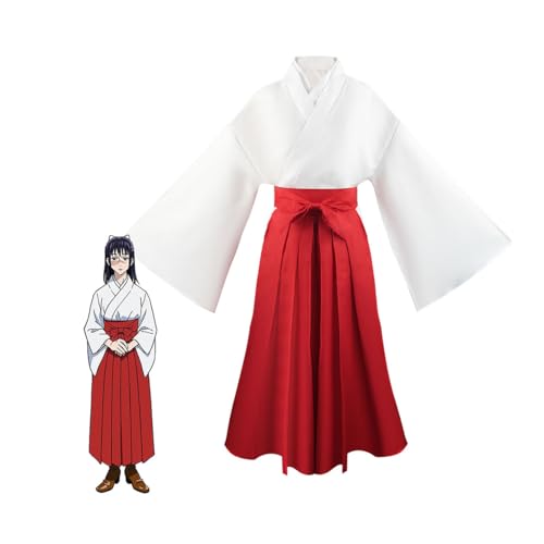 Zenaha Frauen Iori Utahime Cosplay Kostüm Kleid Kimono Anime JK Uniform Outfits,Set -3XL von Zenaha