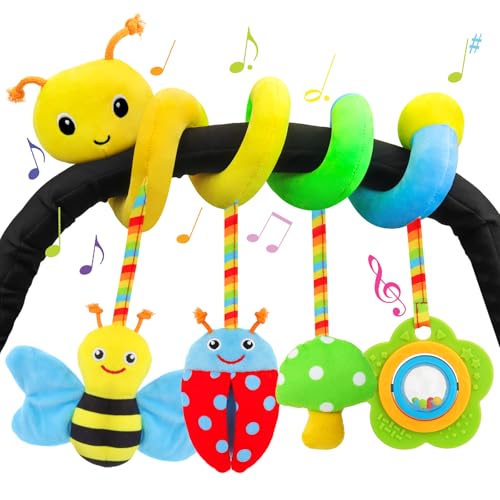 Zendstanding Autositz-Spielzeug für Babys 0–6 Monate, verbesserte Version, Spiralautositz & Kinderwagen, Aktivitätsspielzeug, weiches Plüsch-Hängespielzeug mit Rasseln Zendstanding Autositz-Spielzeug für Babys 0–6 Monate, verbesserte Version, Spiralautositz & Kinderwagen, Aktivitätsspielzeug, weiches Plüsch-Hängespielzeug mit Rasseln von Zendstanding