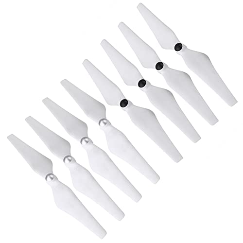 ZenithAur RC Drone Propellerblätter, 8 Stück selbstspannende CW CCW Schnellverschluss-Kunststoffpropeller für Phantom 1 2 3 3PRO FC40 E300 von ZenithAur