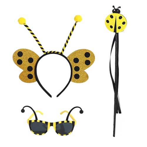 2 Stücke Bienen Kostüme Honigbienen Kostüm Set Halloween Cosplay Kostüme Spaß Tun Um Accessoires Für Erwachsene Zu Spielen von Zenlir