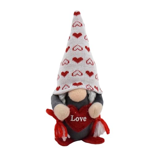 Valentinstag Dekorationen Zwerge Plüschpuppen Mit Herz Liebe Schwedische Skandinavische Tomtes Puppen Hochzeiten Party Ornament von Zenlir