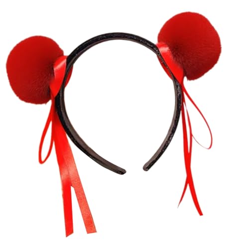 Zenlir Delicate Children's Stirnband Cosplay Hair Accessoires Pelzige Haarband Bietet Komfort Und Stile Für Jede Veranstaltung Oder Ausgabe von Zenlir