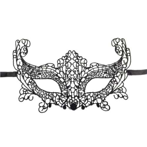 Zenlir Halloween Masquerade Maske Spitze Eyemask Venezianer Maske Für Karnevals Party Kostüm Halbe Gesichtsmaske Augenbinde Geschenke von Zenlir