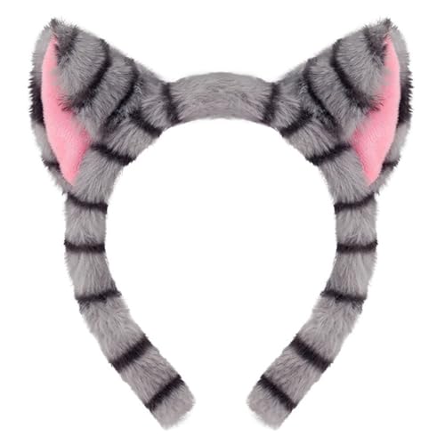 Zenlir Katzen Kostüme Set Katzen Ohrstirnband Schwanz Bowtie Tutus Gesichtsaufkleber Cosplay Kostüm Für Halloween Weihnachtsfeier von Zenlir