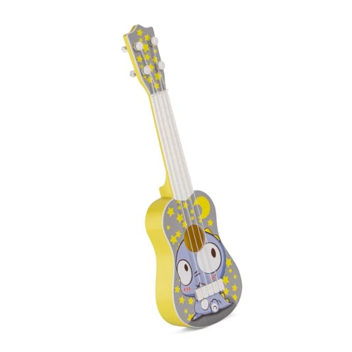 Zenlir Kids Ukulele Gitarrenspielzeug Mit Cartoon Muster Und Klarer Soundmusik Aufschlussinstrumentspielzeug Für Kinder Vorschulalter von Zenlir