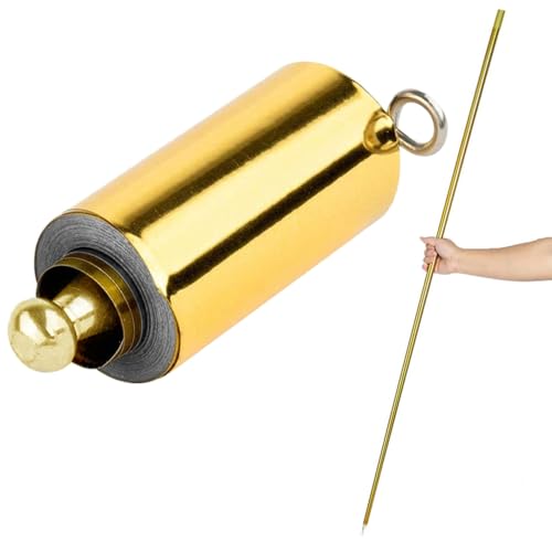 Magischer Zauberstab Metall, Professioneller Zauberstab Magic, Magic Metall Pocket Stick, Magischer Taschenstab, Magic Stab, Metal Magic Wand für Professionelle Zauberer, Bühne, Straßenzauber, 110CM von Zephyra