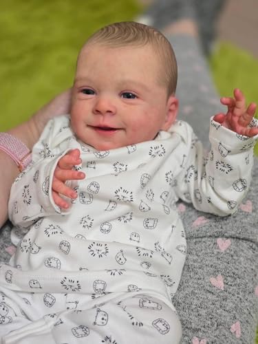 Zero pam Reborn Baby Vollsilikon Lebensecht Junge 45 cm,Realistische Babypuppe Wie Echtes Baby, Lebensechte Babypuppen Newborn Baby Puppe, Reborn Baby Junge Für Kinder Zero pam Reborn Baby Vollsilikon Lebensecht Junge 45 cm,Realistische Babypuppe Wie Echtes Baby, Lebensechte Babypuppen Newborn Baby Puppe, Reborn Baby Junge Für Kinder von Zero pam