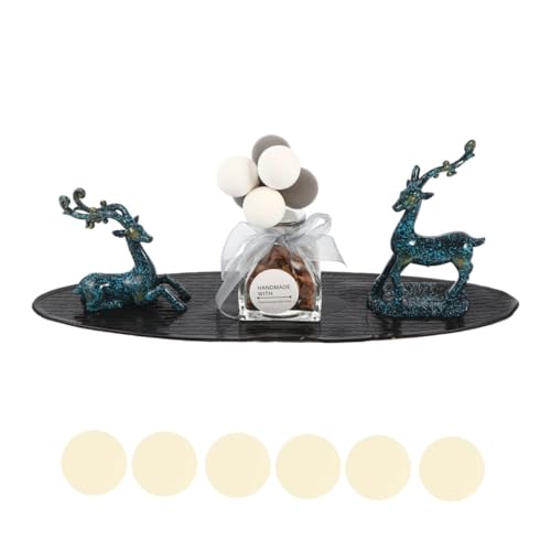 Zerodeko 1 Satz Autoschmuck Auto Paar Hirsch Auto-Tier-Statue Desktop-Ornament Hirsch-Desktop-statuen Hirsch-actionfigur Mini-hirschstatuen Auto Ballon Hirsch Diffusor Harz von Zerodeko