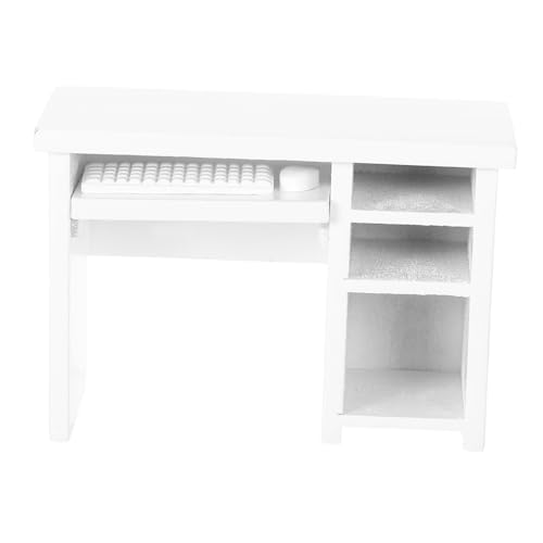 Zerodeko Computer für Puppenhaus Robuste Holz Möbel mit Laptop und Tastatur Zubehör für Rollenspiele und Kreative Szenen Zerodeko Computer für Puppenhaus Robuste Holz Möbel mit Laptop und Tastatur Zubehör für Rollenspiele und Kreative Szenen von Zerodeko