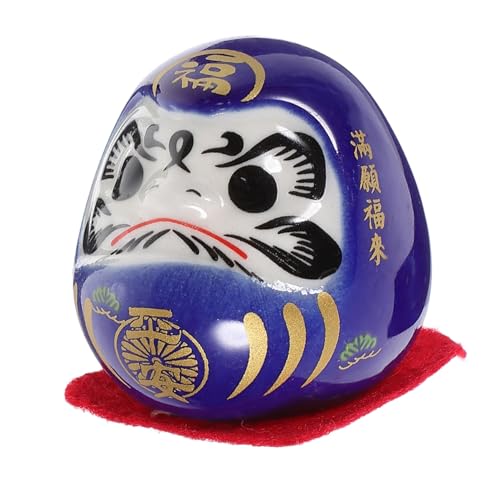 Zerodeko Dharma Ei Ornament Mini Becher Armaturenbrett Dekor Daruma Ornament Auto Interieur Daruma Dekor Japanisches Ornament Daruma Dekor Daruma Ornamente Miniatur Dharuma von Zerodeko